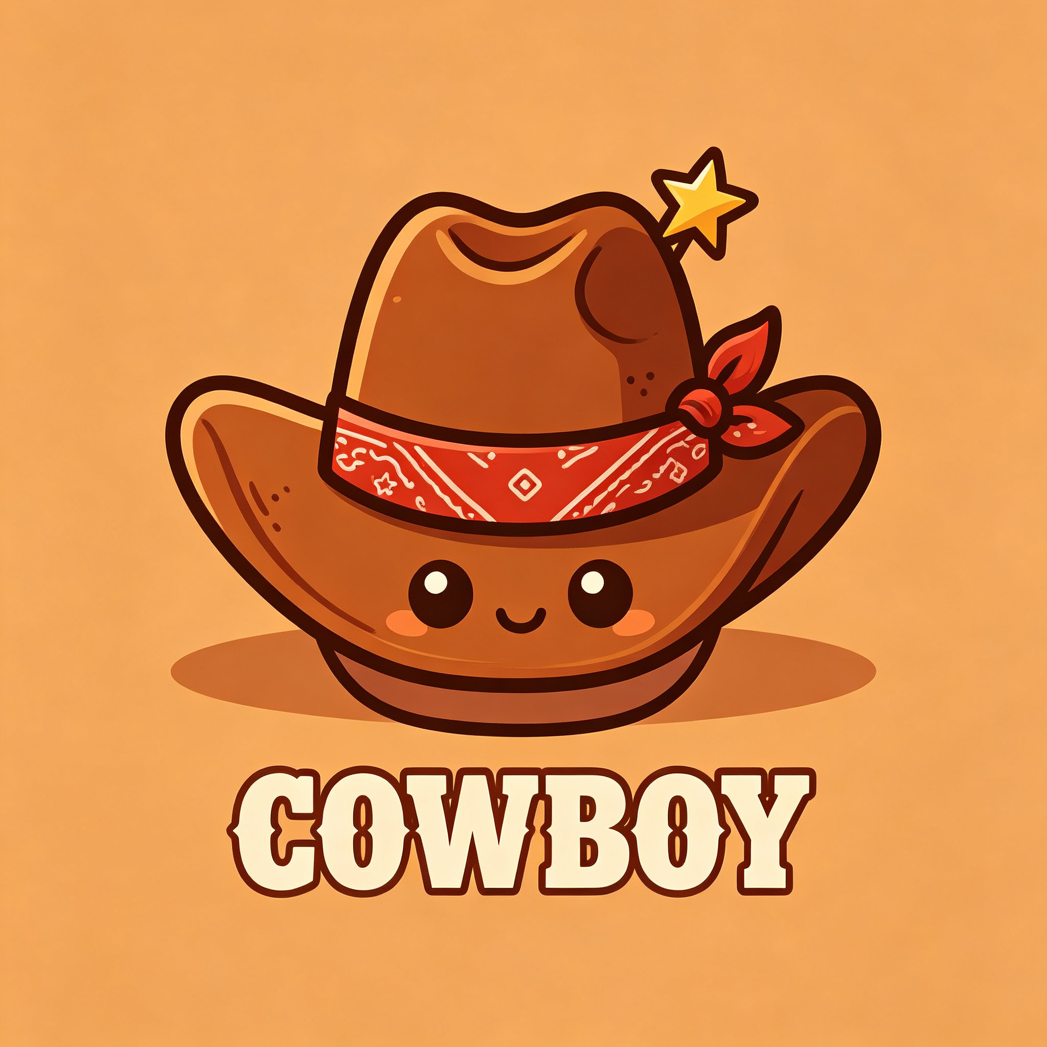 $COW — cowboy hat mascot